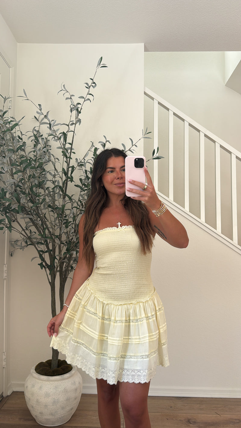 limoncello mini dress Limoncello Mini Dress S