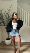 Midnight Bolero Cardigan