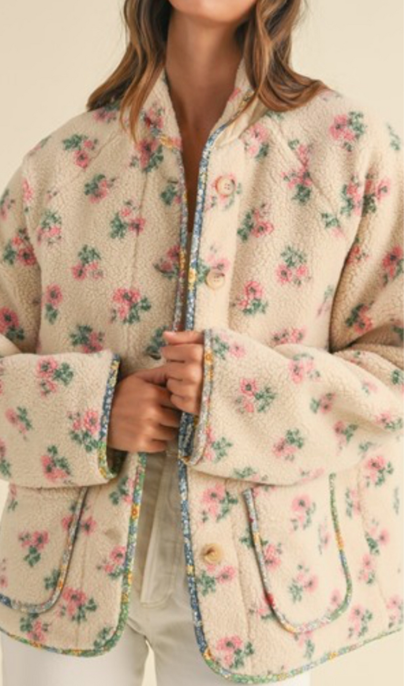 Dreamy Quilted Floral Jacket