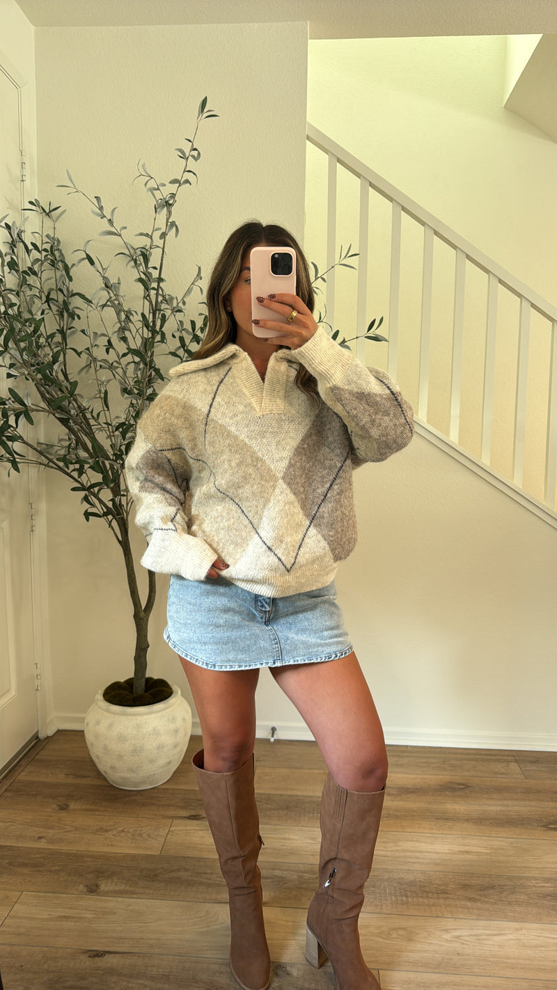 Rory Collared Sweater