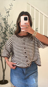 Cocoa Striped Knit