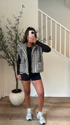Stroll Striped Sherpa Vest - Restock #2