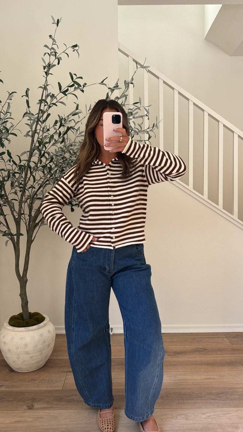 Apple Picking Knit - BROWN