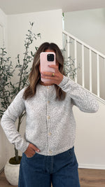 Polka Dot Lover Cardi - Grey