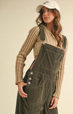 Pumpkin Patch Overalls - OLIVE DOORBUSTER 🤎