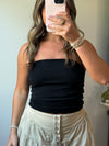 Boulevard Tube Top -Black