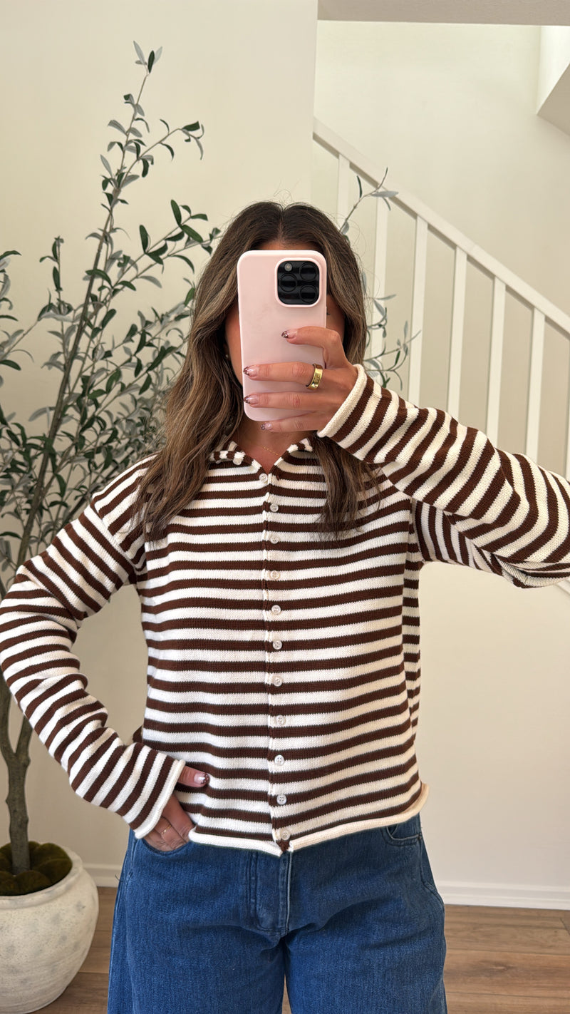 Apple Picking Knit - BROWN