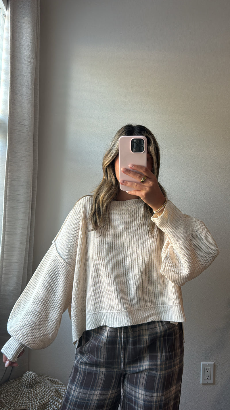 Almond Hour Knit