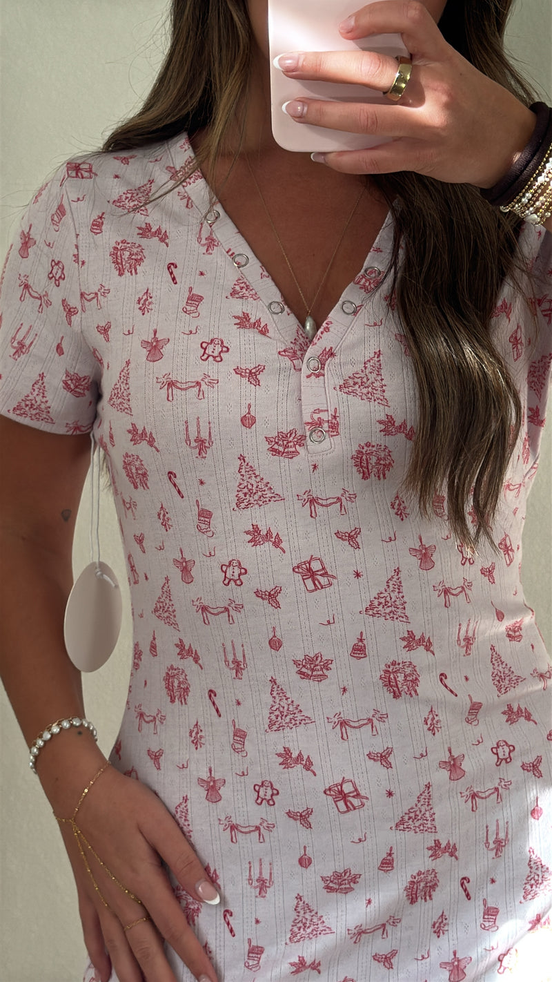 The Night Before Christmas Sleep Gown