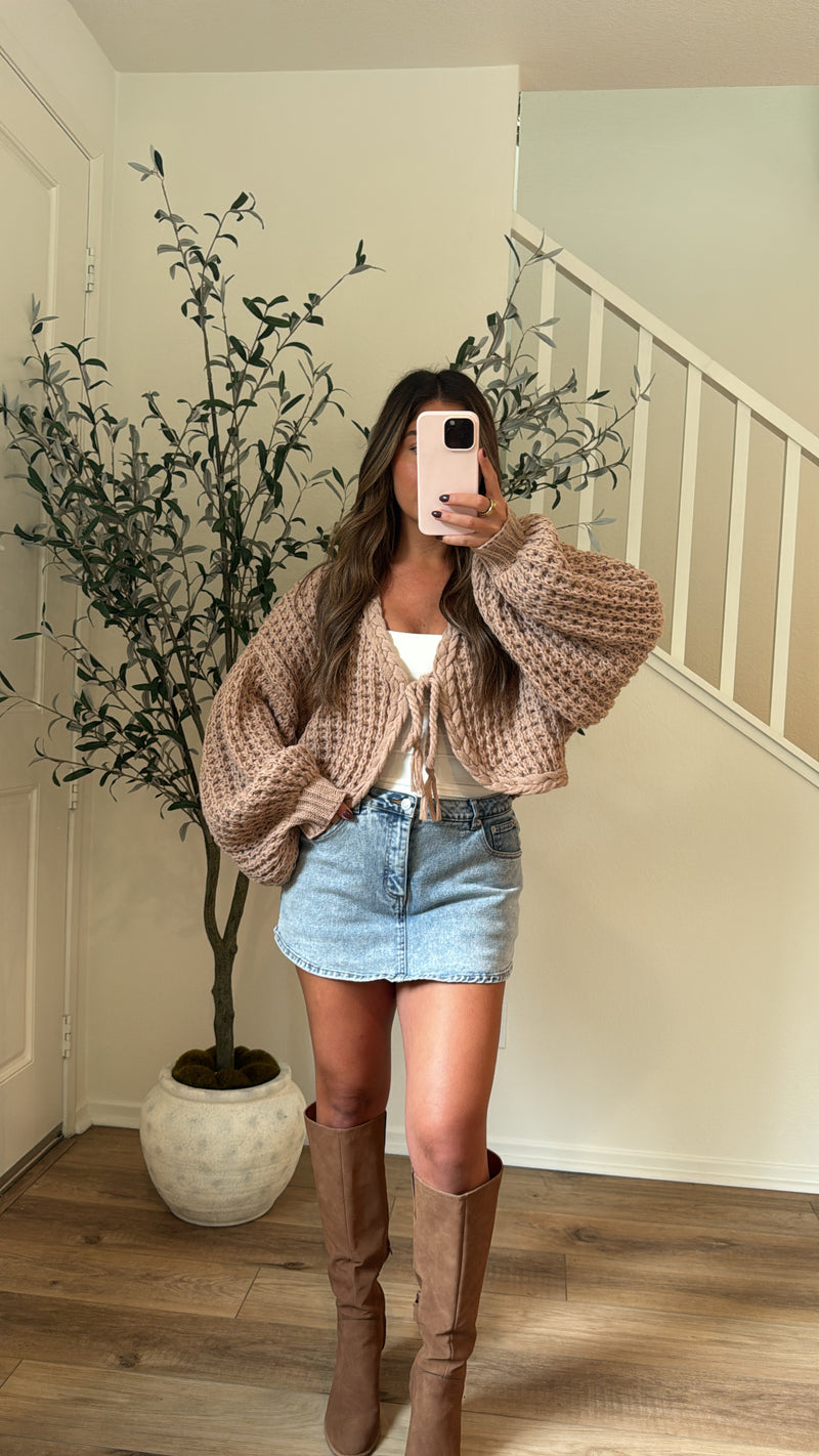 Midnight Bolero Cardigan