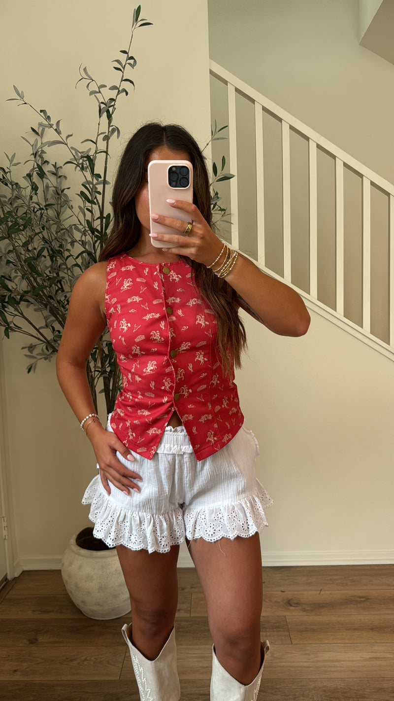 Red Hot Rodeo Vest – ShopIndyOakley