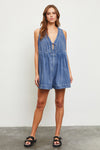 Lady May Denim Romper