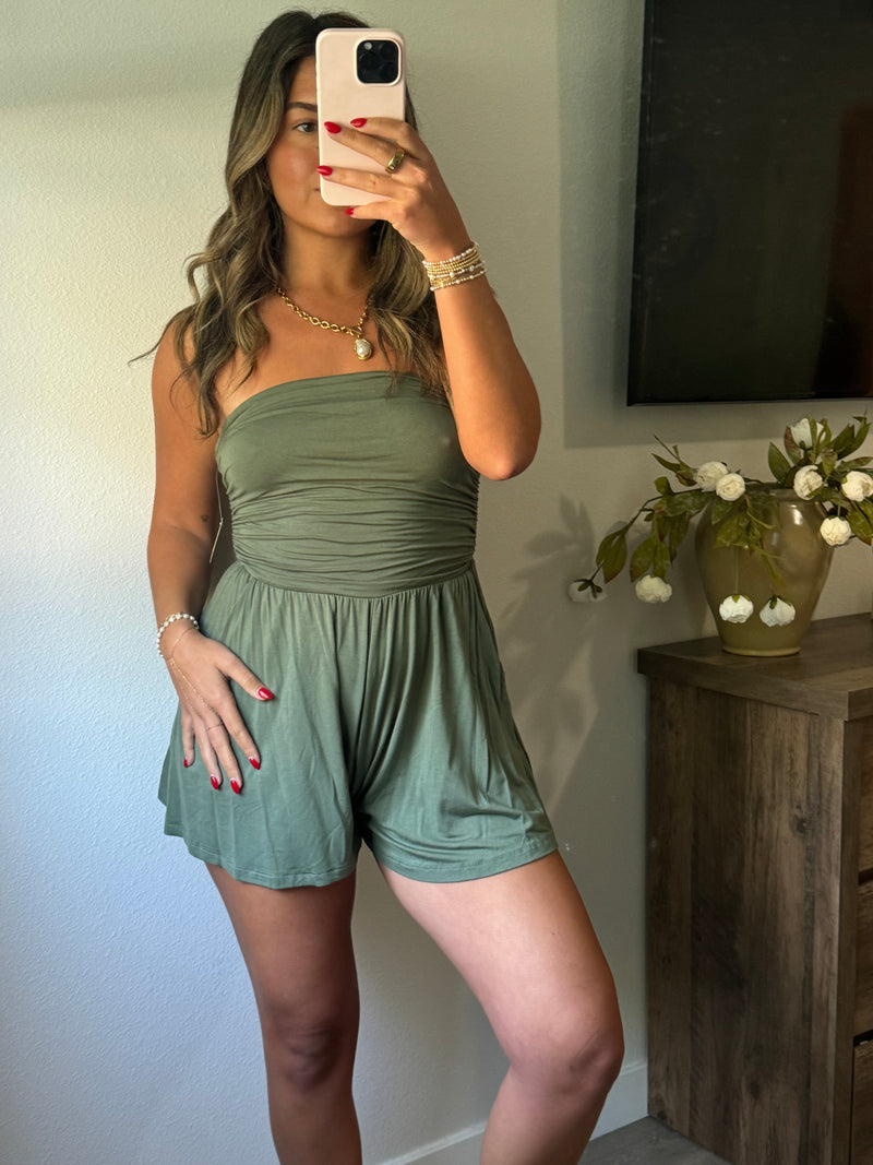 Oakley Romper - Olive