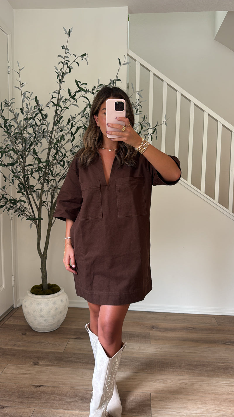 Espresso Edge Dress