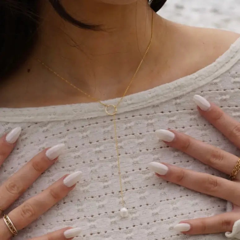 Pearl Pull-Thru Necklace