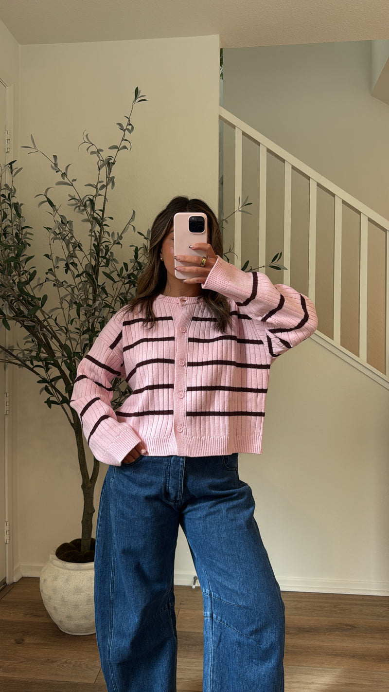 Strawberry Wine Cardigan