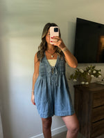 Lady May Denim Romper