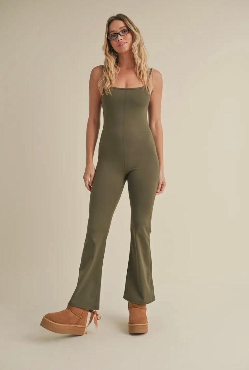 Gal On The Go Jumpsuit - Olive