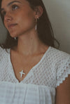 Pearl Cross Necklace