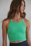 Essential Halter Tank - DROP DOWN FOR COLORS.