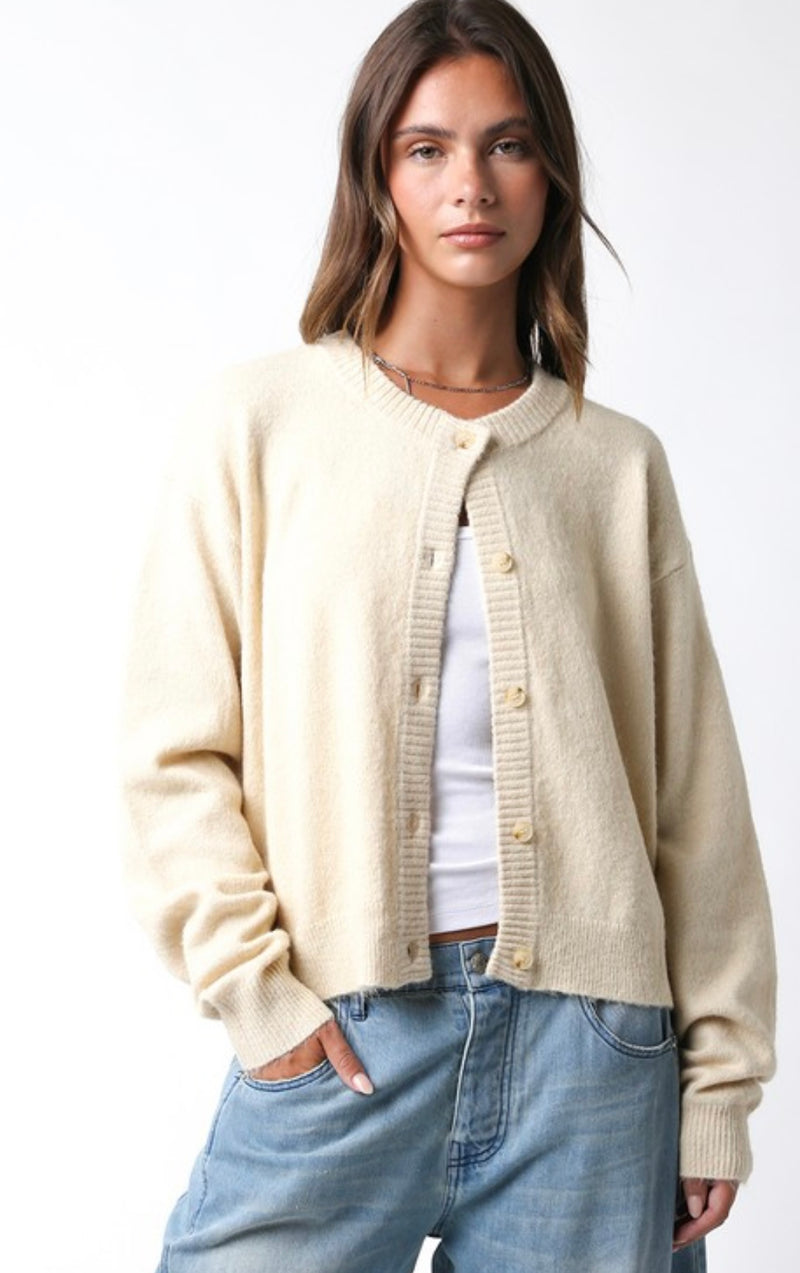 Olivia Oatmeal Sweater