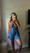 Oakley Halter Romper - Slate