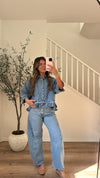 Autumn Crisp Denim Top *restock*