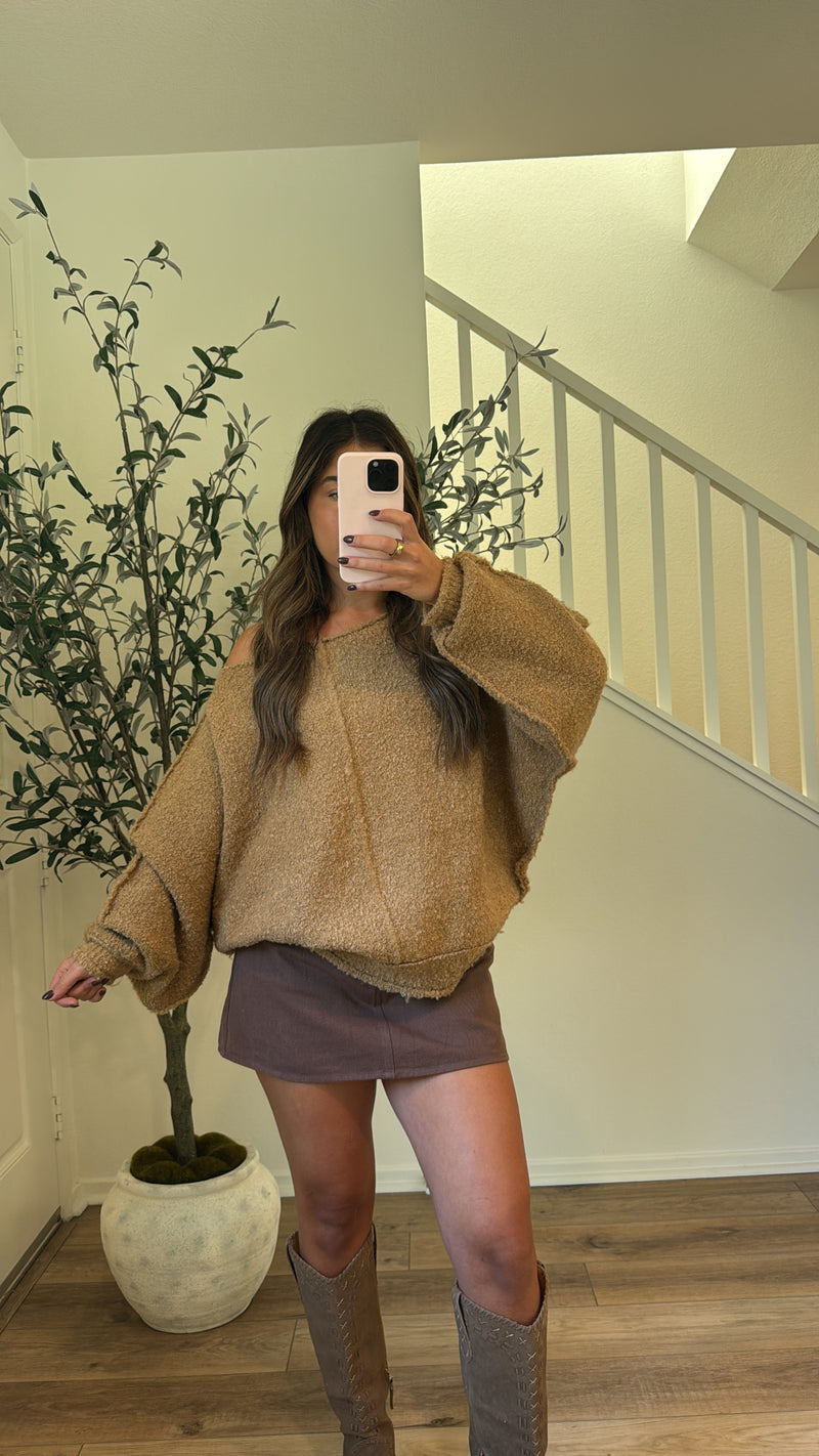 Slouchy Bouncle Knit