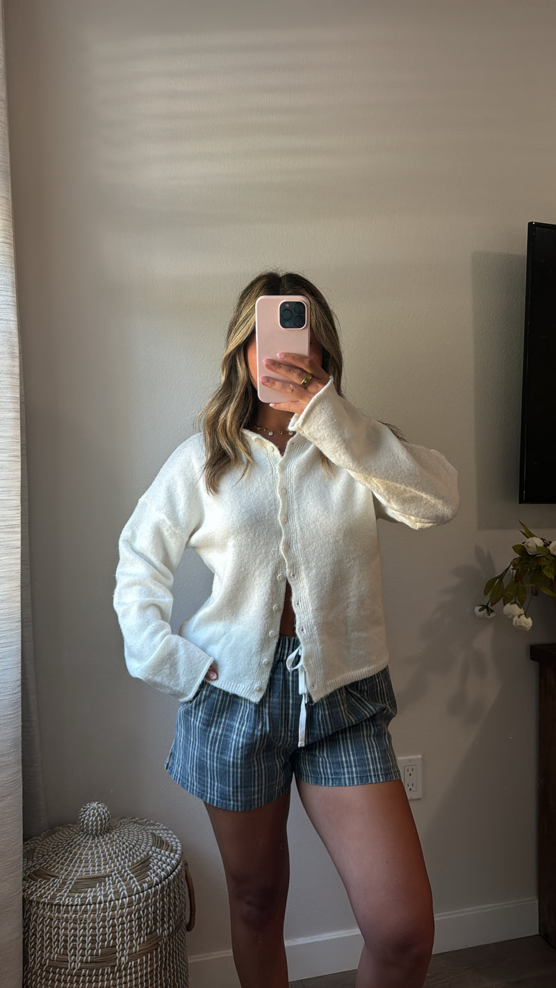 Indy Cardigan - IVORY *PRE ORDER FOR 8/10*