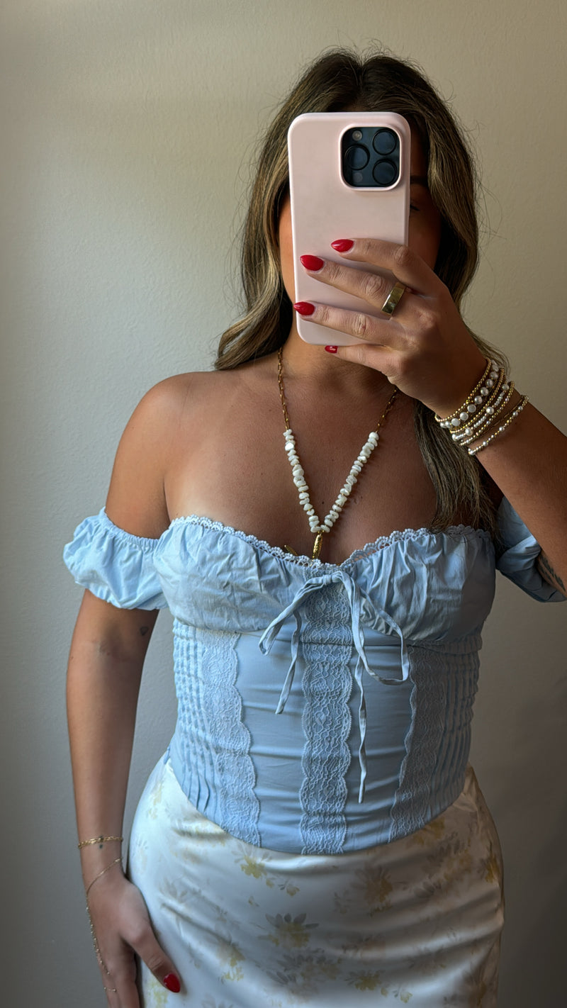 Coastal Corset Top