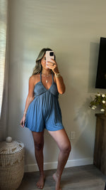 Oakley Halter Romper - Slate