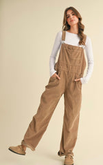 Pumpkin Patch Overalls - TAN DOORBUSTER 🤎