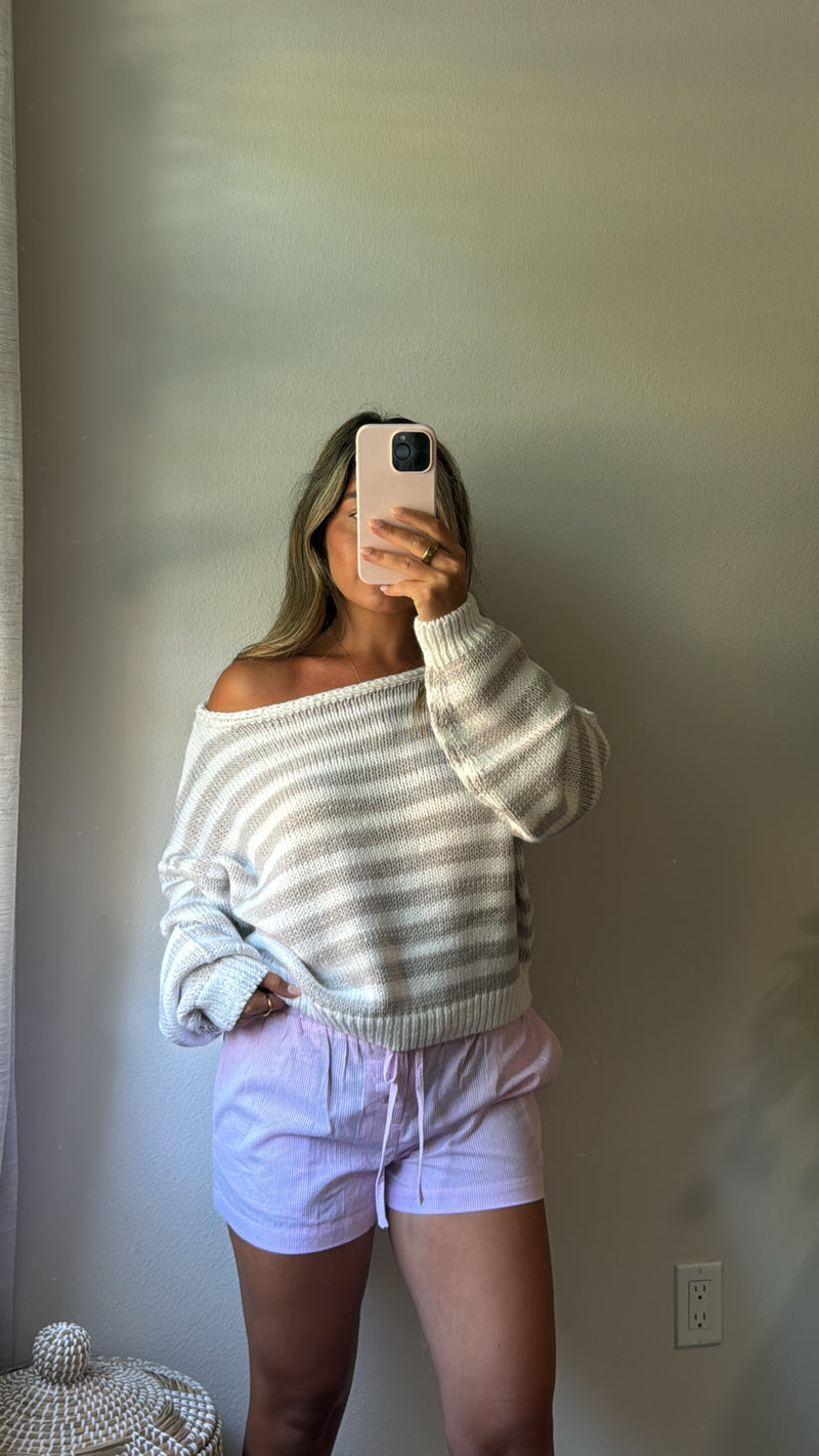 Paisley Sweater Top *PRE ORDER SHIPS 10/17*