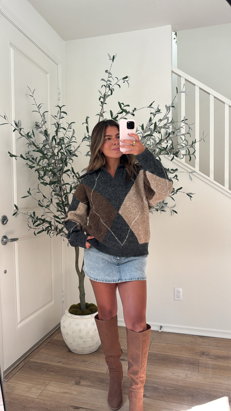Rory Collared Sweater