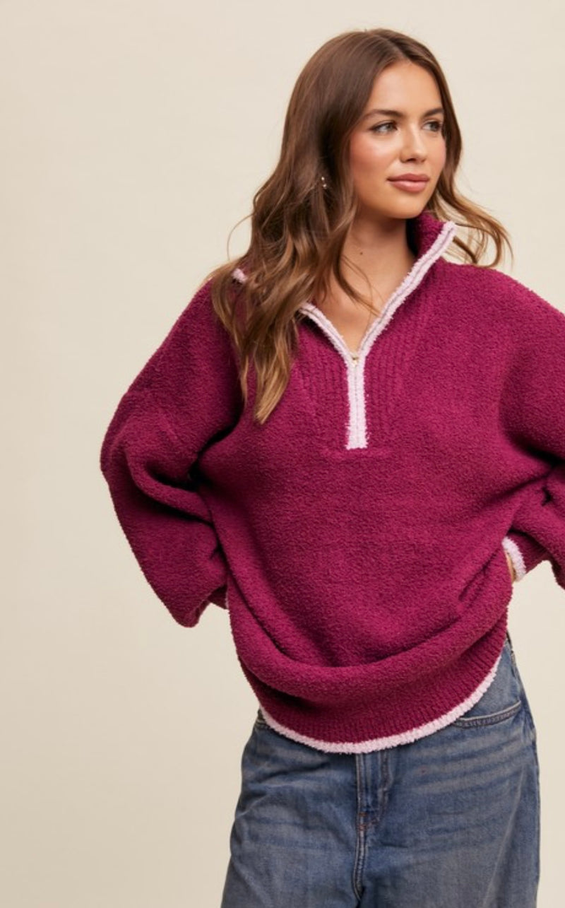 Dreams Pullover - Berry Hug