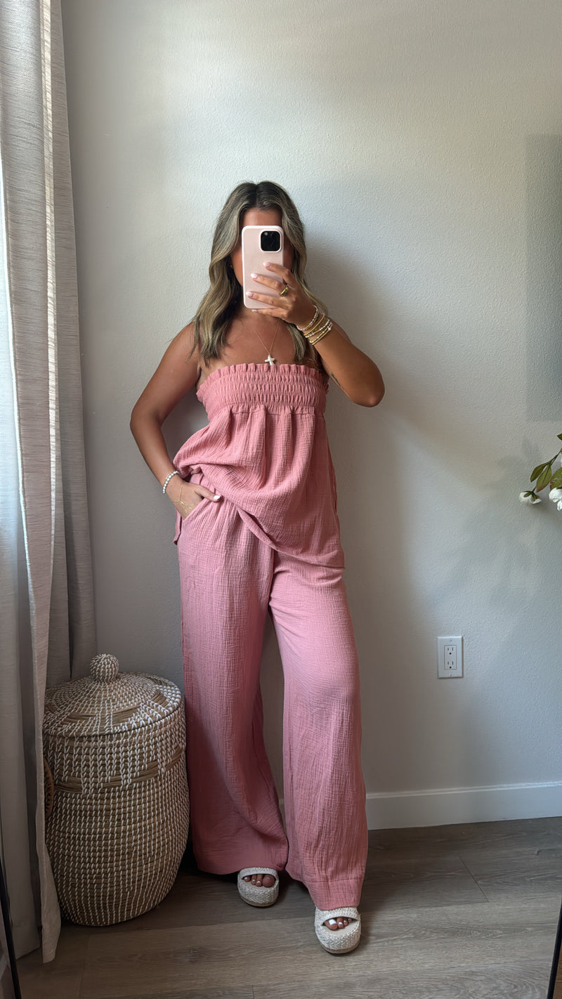 Dusty Rose Pants