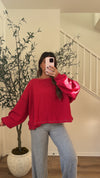 Crimson Pullover