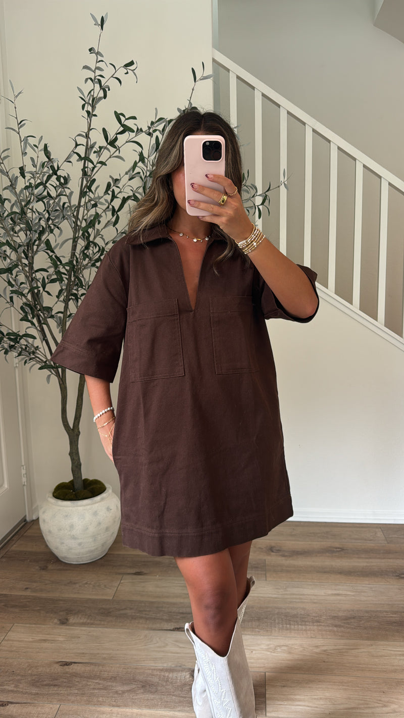 Espresso Edge Dress