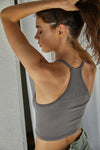 Essential Halter Tank - DROP DOWN FOR COLORS.