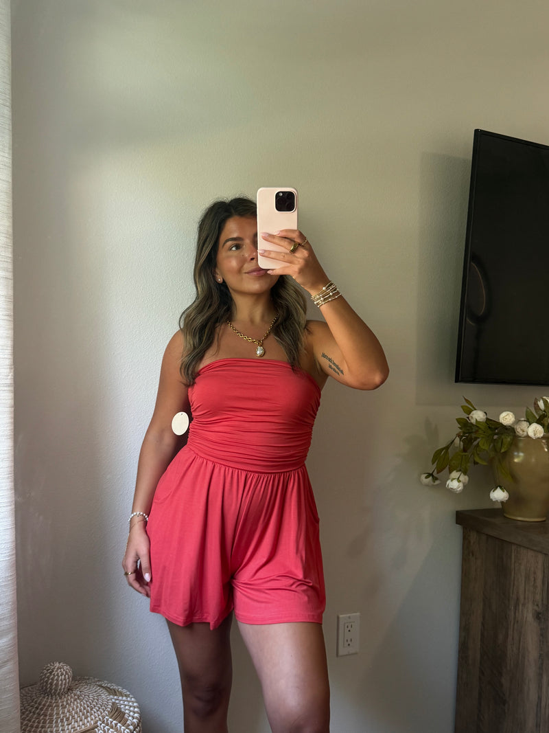 Oakley Romper - Red
