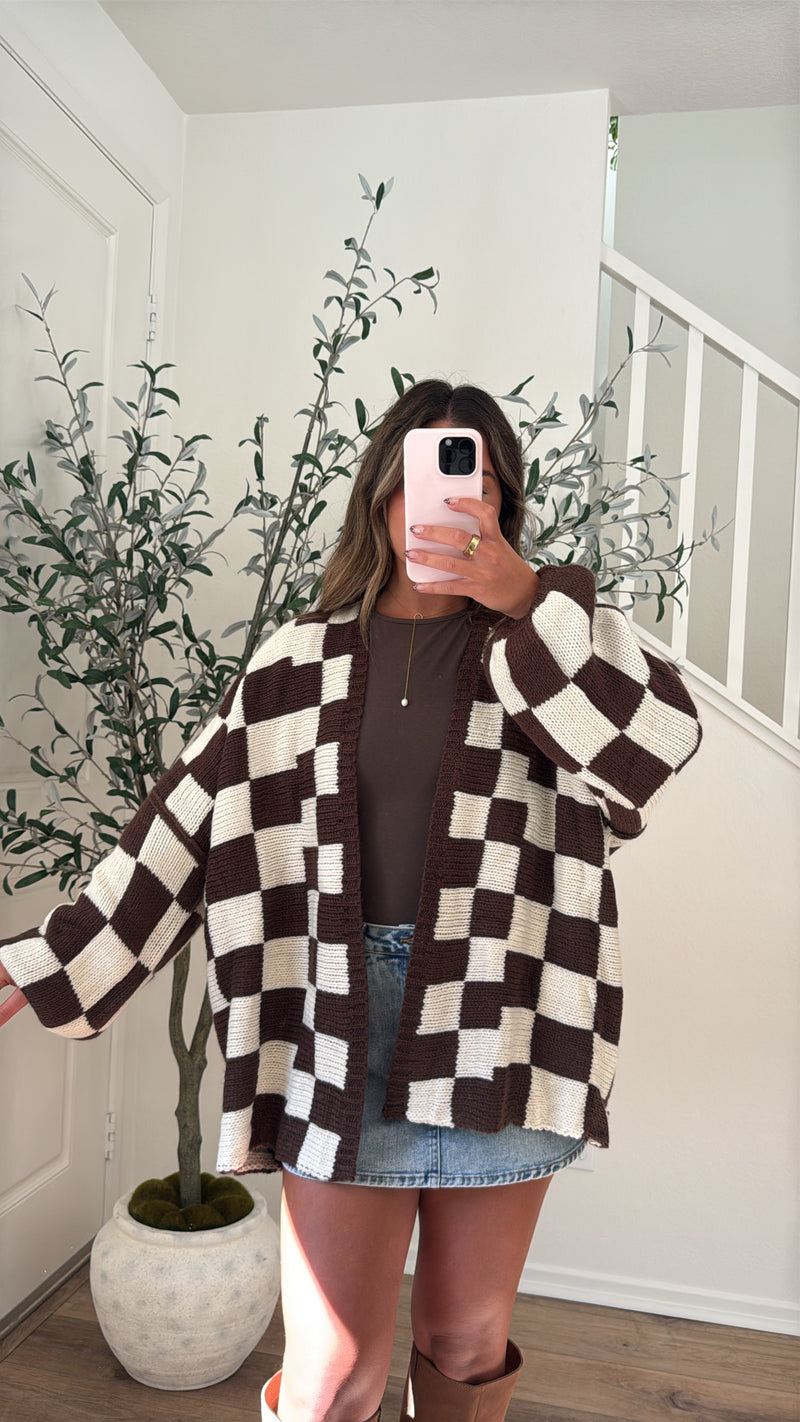 Checkmate Cardigan