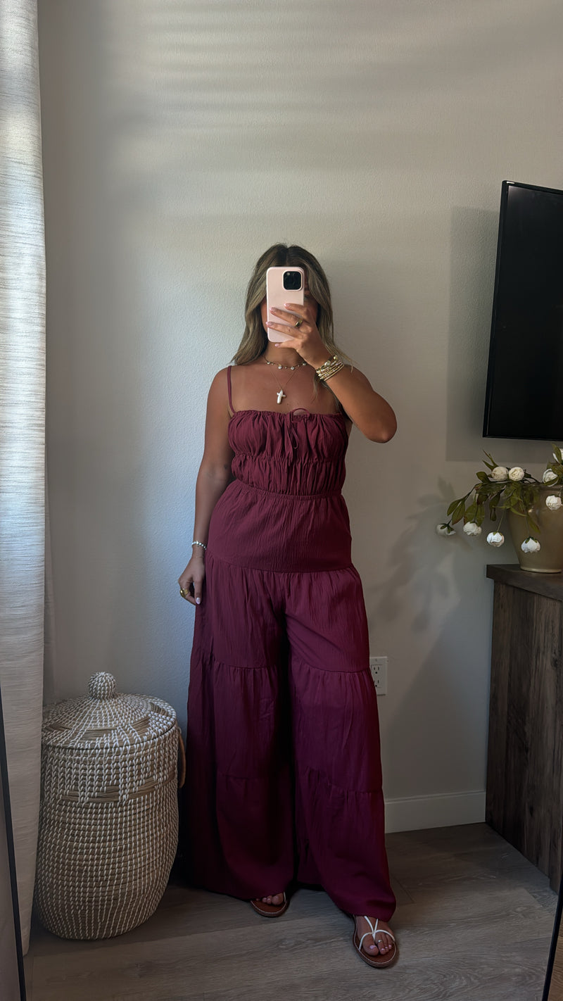 Merlot Jumpsuit