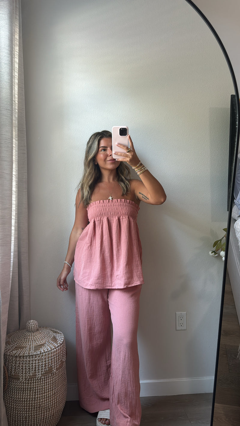 Dusty Rose Pants