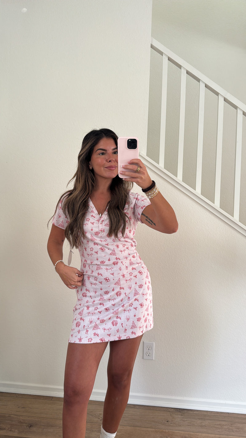 The Night Before Christmas Sleep Gown