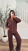 Fireside PJS - BROWN restock