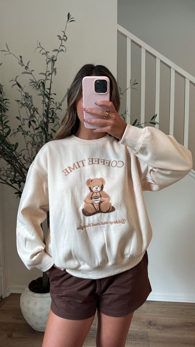 Coffee Time Pullover