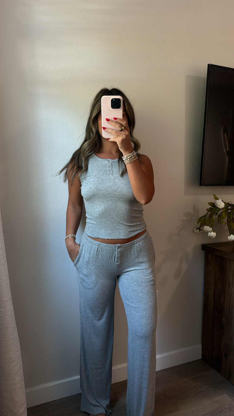 Bamboo PJS - Grey