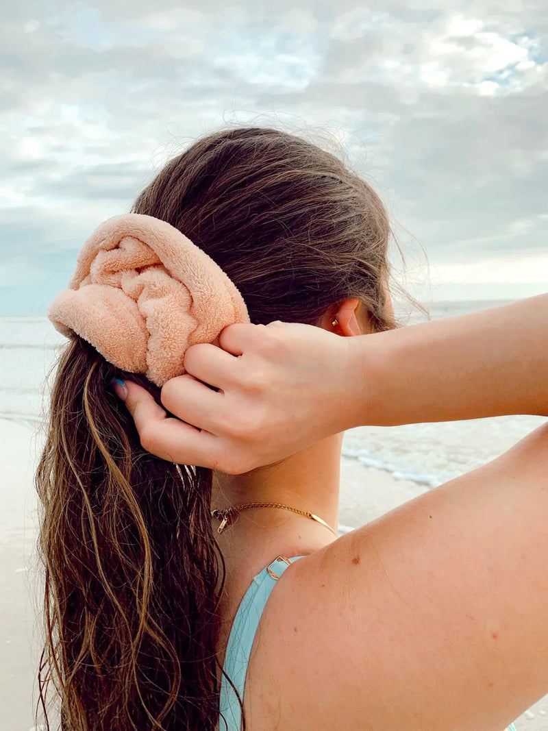 Towel Scrunchie - Peach