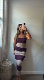Mocha Merlot Dress