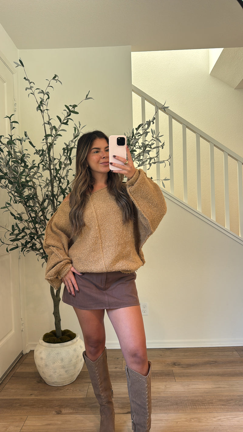 Slouchy Bouncle Knit